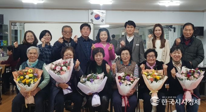 2025년 호법면 성인문해 학습자 수상자 상장 전달식