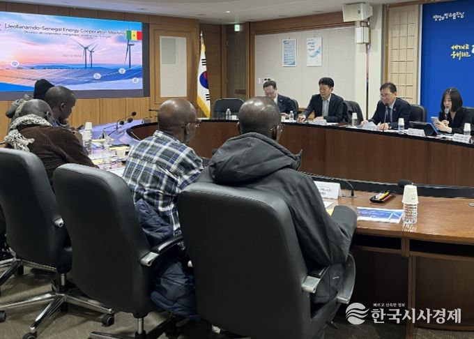 세네갈 ODA 대표단의 전남도 방문 사진