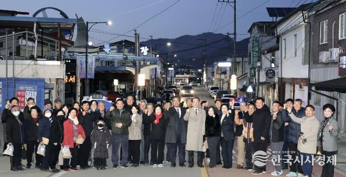 괴산군, 불정면 목도리 일원 LED 가로등 64개소 설치 완료