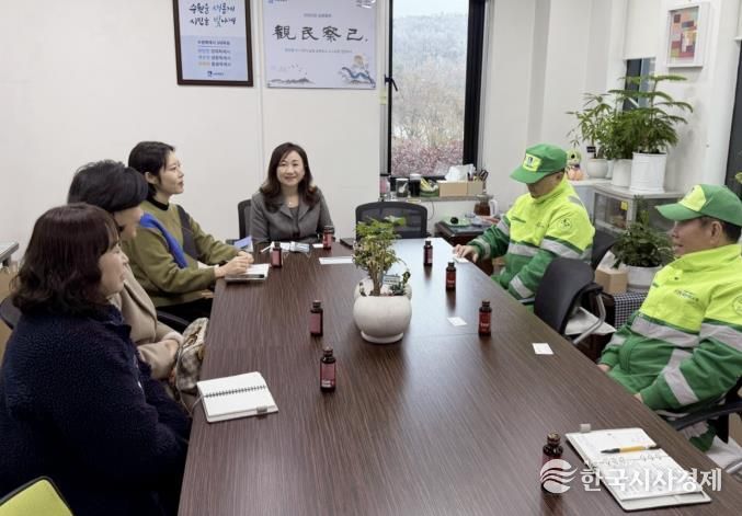 수원시 장안구 조원2동, 생활폐기물 수거 대행업체와 소통간담회 실시