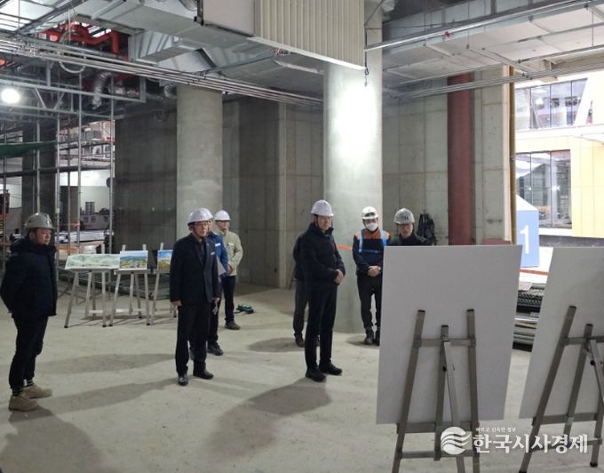 동절기 대비 신청사 건립현장 특별 안전점검