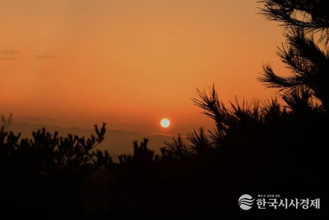 성남 판교마당바위 일출 (2024년 1월 1일 촬영)