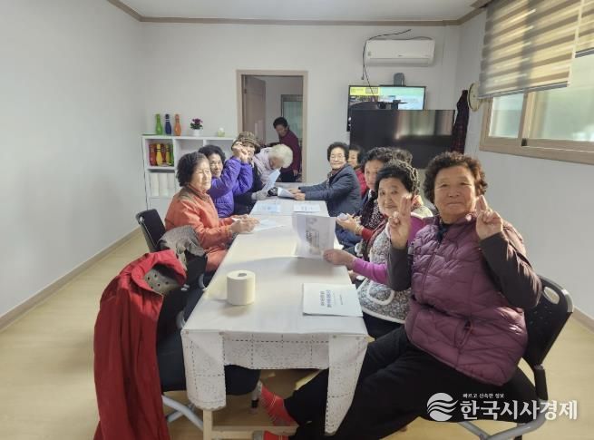 보은군 장안면 봉비리 경로당, 카페형 돌봄도서관으로 새출발