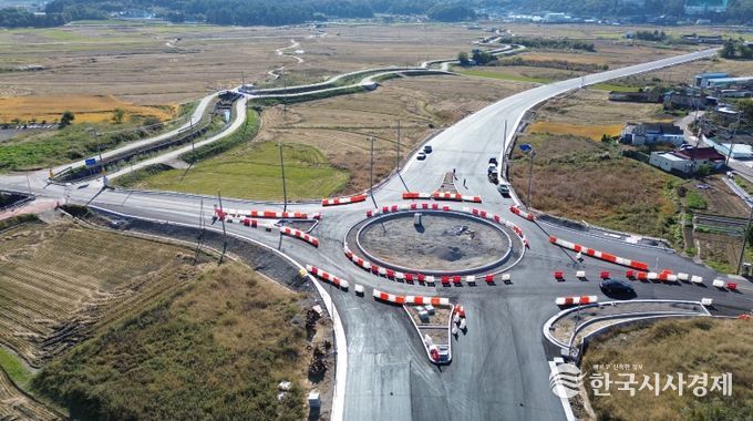 화력발전소 우회도로 개설 안전한 교통