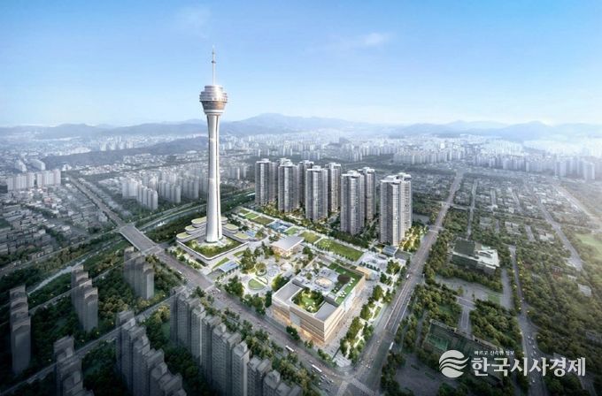 옛 대한방직 부지 개발사업 올 상반기 본격화(대한방직 조감도)