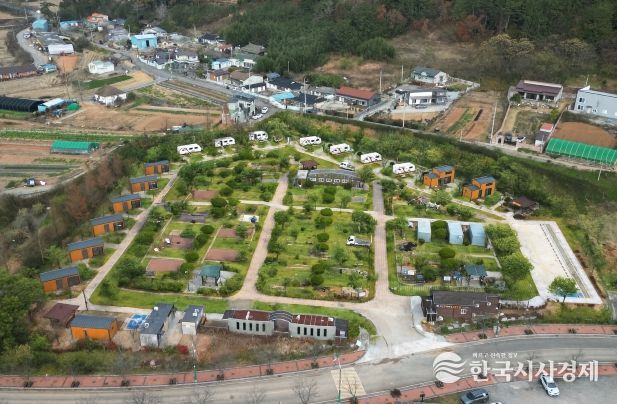 회산백련지 오토캠핑장 모습