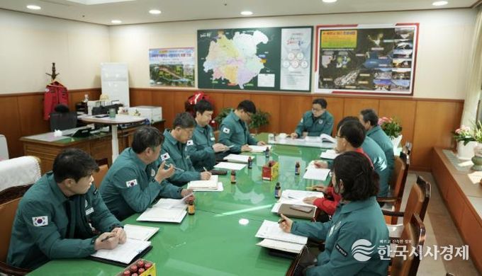 봉화군, 겨울철 한파대비 분야별 점검회의 가져