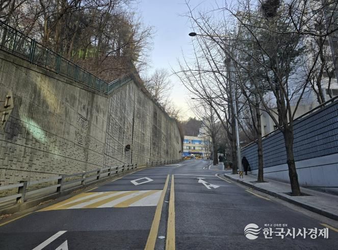 관악구 광신길 일대 열선 설치 구간