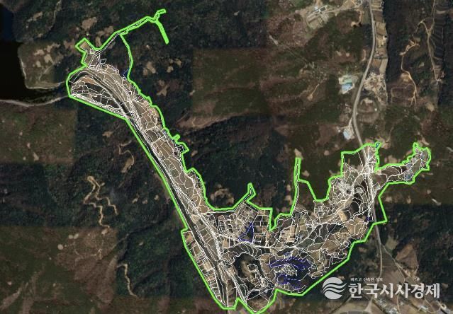 2026년 지적재조사 사업 추진 지구(운산고풍1지구, 운산원평1지구)