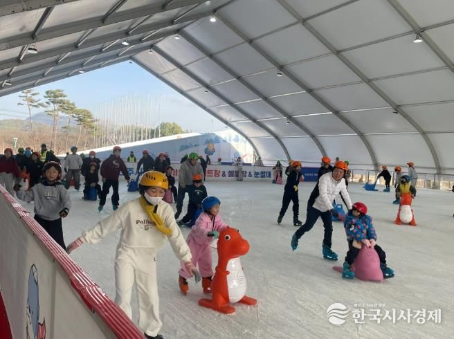 ‘진주시 겨울철 야외스케이트장’ 성황리에 운영