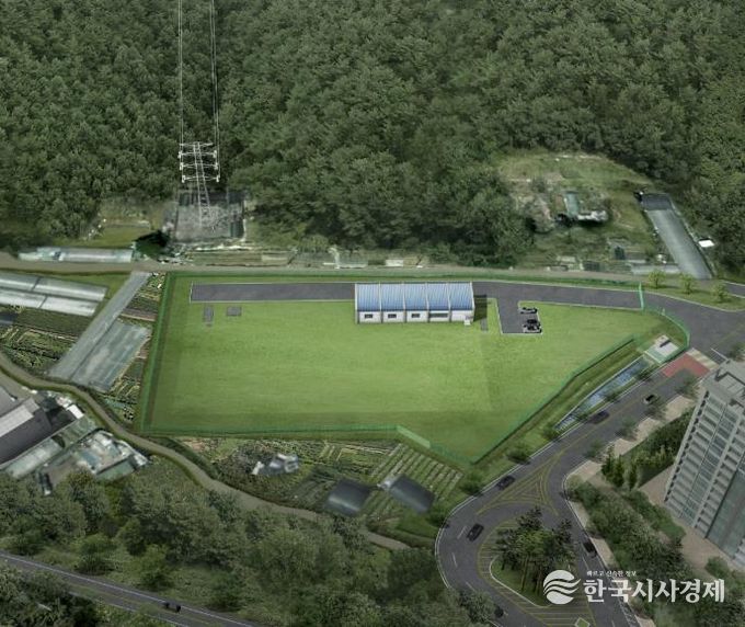 하안동에 설치되는 하수저류시설 조감도
