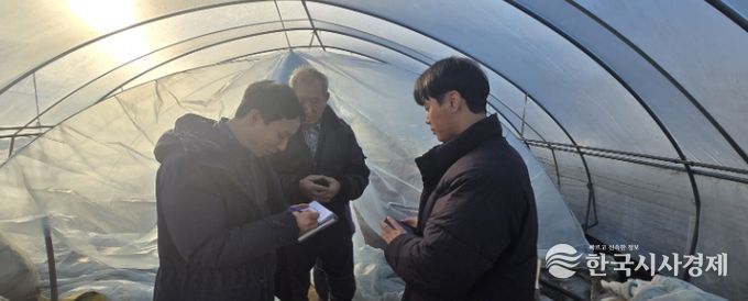 충화면 박주석 농가 고추 육묘 현황 점검 및 현장 기술 지원