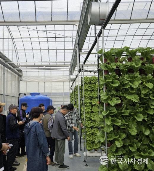 스마트팜 경영실습장 실습 사진