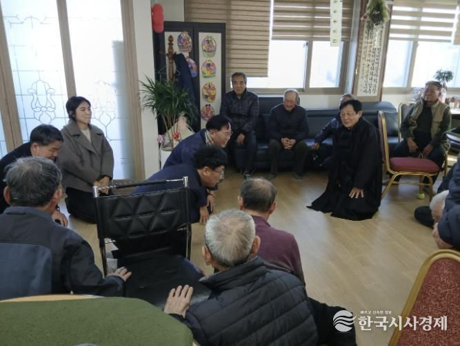 상주시 모동면, 새해맞이 경로당 방문으로 소통행정 실천