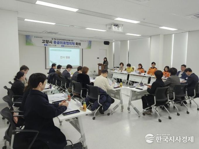 설 연휴 응급의료체계 유지를 위한 고양시 응급의료협의체 회의