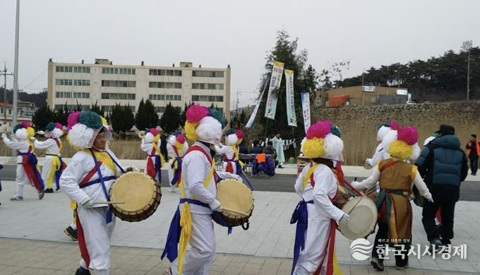 2016년 지도읍 정월대보름 행사 지신밟기