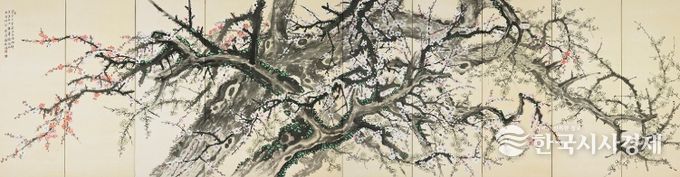 제25회 광양매화축제서 엄재권 화백 민화 특별전