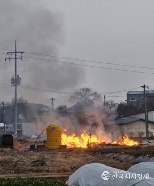 파주시, 봄철 폐기물 불법소각 집중 단속
