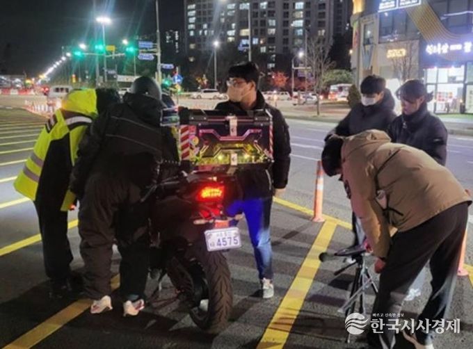 파주시, 3월 9일 이륜차 소음·불법개조 합동단속 실시