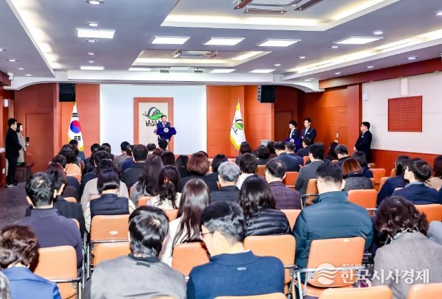 함안군, 3월 정례조회 개최로 당면 현안 살펴