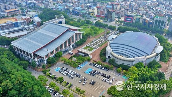 전주시설공단 본부가 위치한 화산체육공원 전경