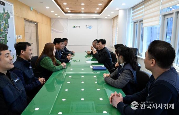 장수군, 제5기 공무직노조 집행부와 간담회 개최