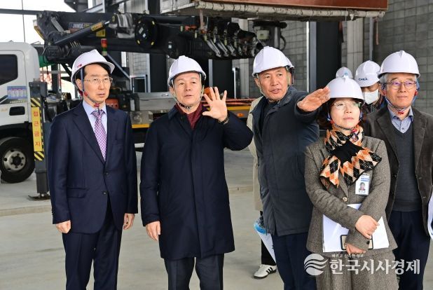 진주시, 미래항공기체(AAV) 실증센터 현장점검 실시