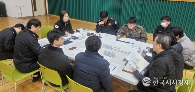 소방 합동 ICTC 사전 훈련 모습