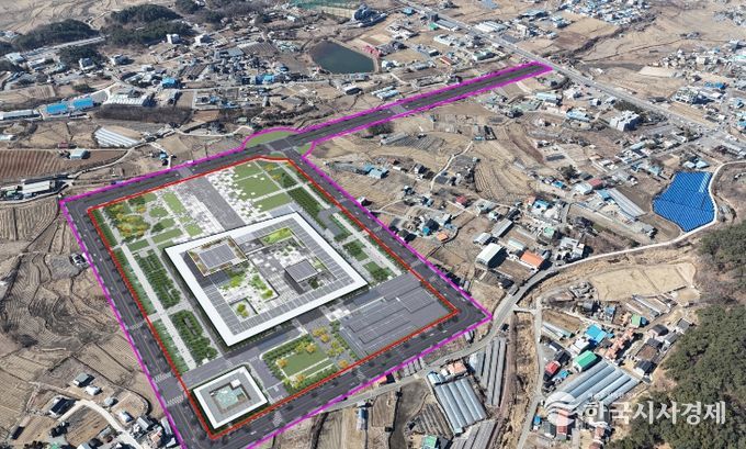 3만 평 부지 토목공사 및 진입도로 공사 추진