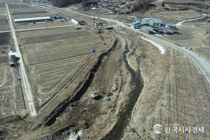 예천군 2025년 재해예방사업 추진실태 평가 우수 지자체 선정(오류 자연재해위험개선지구 정비사업)