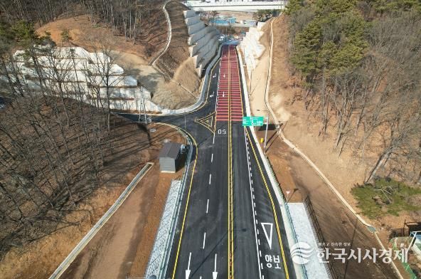 세종시 전동면 벤처밸리산단~국도 1호선 진입도로 개통