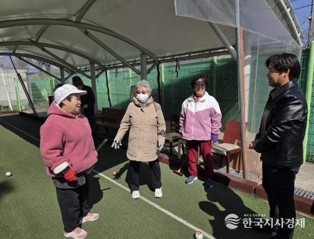 동두천시 보산동행정복지센터, 보산동 게이트볼장 어르신들과 소통 나서