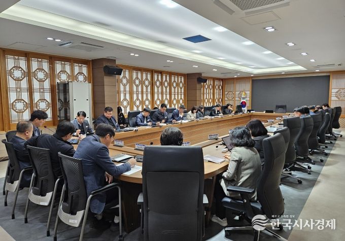 산불대비 주민대피 훈련 및 회의 실시