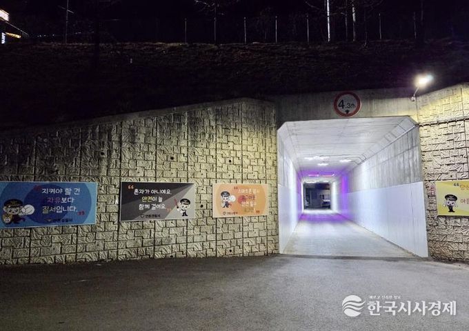 안동시․안동경찰서, 태화동 어가골길 '안심 보행길' 조성