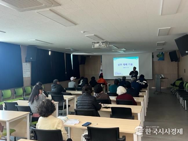 장수군, 번암면 농업인 대상 상추 재배기술 교육 추진