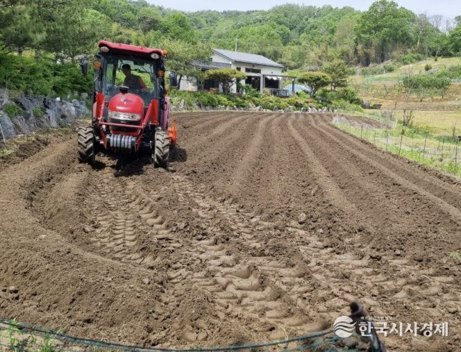 농작업 지원 현장 모습