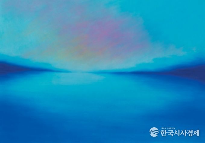 조선아 작 조용한 움직임 65×91cm 한지에 채색 2025