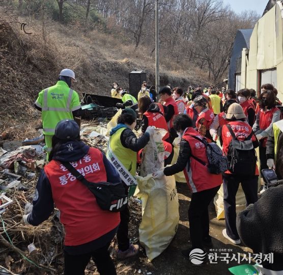 광명7동, 봄철 산불 예방 위해 민·관 합동 캠페인 전개