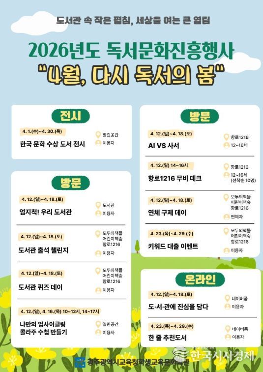 주 학생교육문화회관, 독서 행사