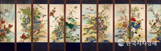 정읍시립박물관, 석지 채용신 화조화전 개최