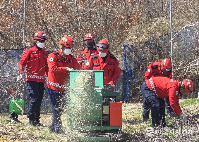 영농부산물 파쇄 지원