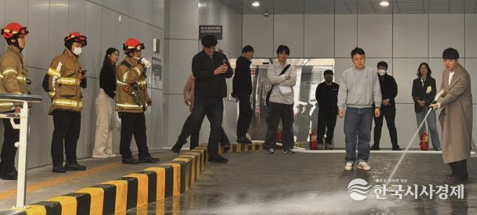 수원시 팔달구 매산동, 매산복합청사 실전형 합동소방훈련 실시