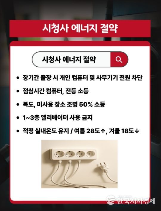 안성시, 자원안보 위기 극복 위해 시청사 에너지 절약 추진