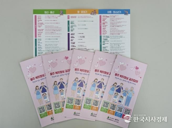 울주군, ‘울주 복지정보 길라잡이’ 리플릿 제작·배포