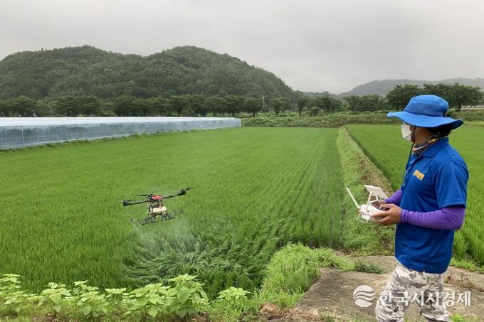 무주군 벼 무인 공동방제 지원사업