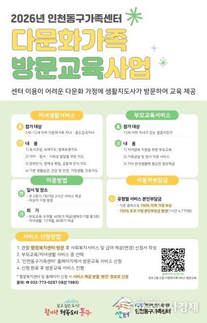 인천동구가족센터, 다문화가족 방문교육