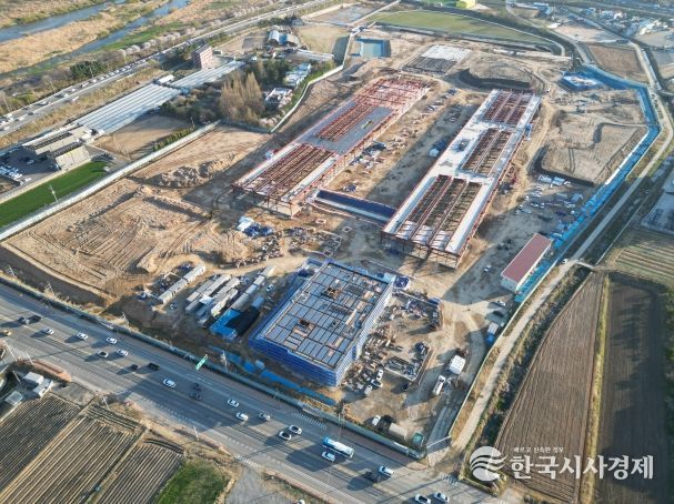 신병대 청주부시장, 농수산물 도매시장 현대화사업 현장 점검(현장사진)