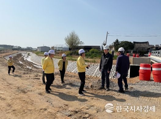 피해 우려지역 현장점검 모습